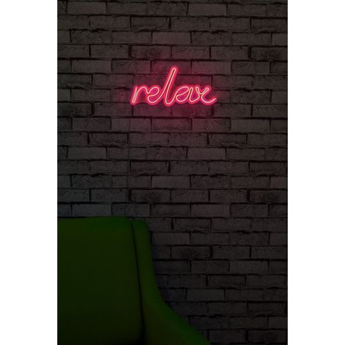 Wallity Ukrasna plastična LED rasvjeta, Relax - Pink slika 13