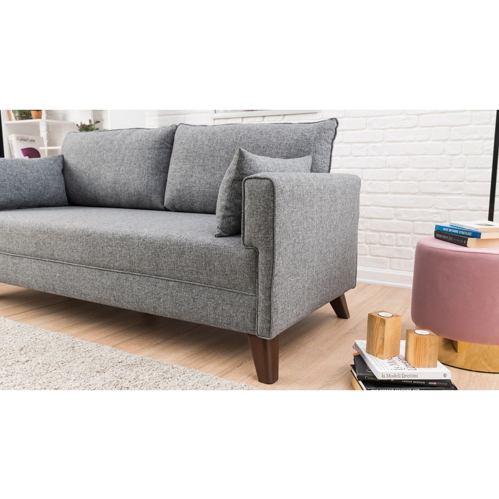 Bella Sofa za 2 - Siva slika 3