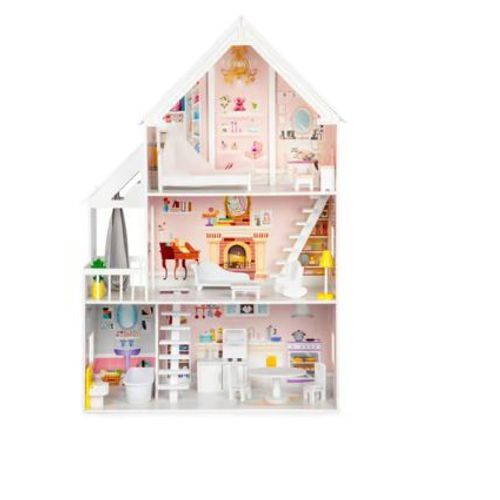 Eco Toys Drvena Kućica Za Lutke Xxl For Dolls Residence slika 2