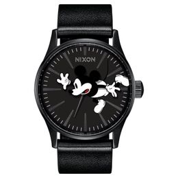 Nixon Sentry Leather ženski sat Mickey 90 Anniversary