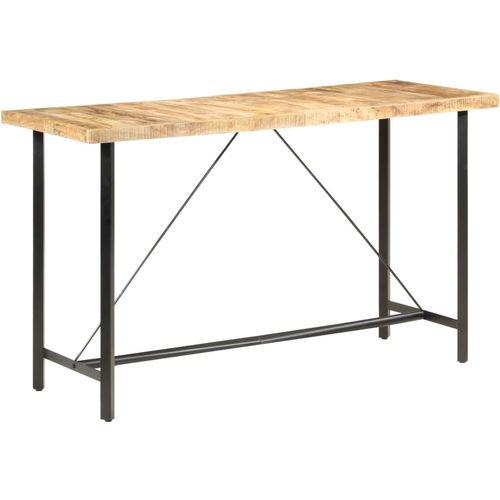 Barski stol 180 x 70 x 107 cm od grubog drva manga slika 42