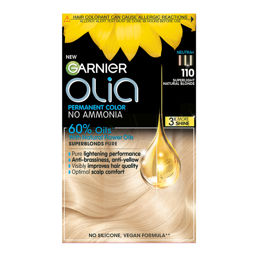 Garnier Olia 110 Super svijetlo prirodno plava boja za kosu slika 1