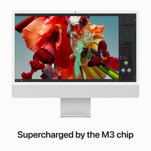 Apple iMac 24 M3 (MQRK3ZE/A) srebrni all-in-one 23.5" 4.5K Apple Octa Core M3 8GB 512GB SSD macOS slika 6