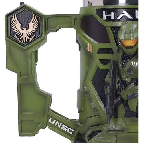 NEMESIS NOW HALO MASTER CHIEF TANKARD 15.5CM slika 3