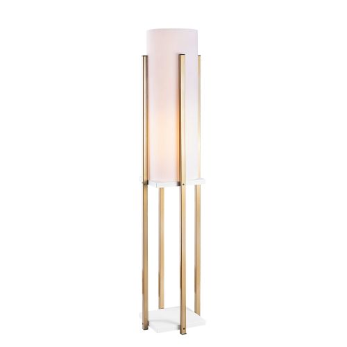 Podna lampa u belo-zlatnoj boji, model 7133 slika 4