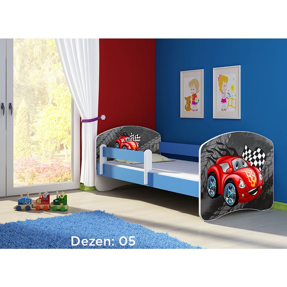 ACMA Dječiji krevet Acma II Blue - 180x80cm - Dezen 05 slika 2