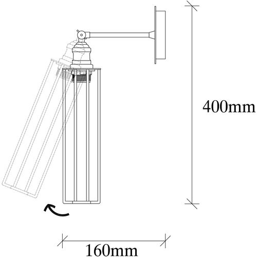 Opviq Zidna lampa, 521SHN2199 slika 3