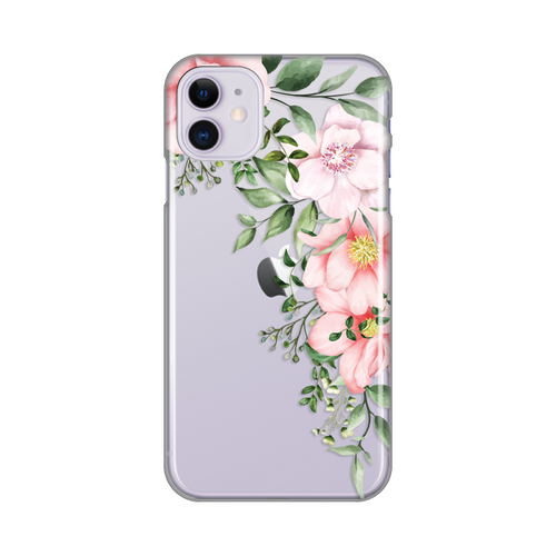 Torbica Silikonska Print Skin za Iphone 11 6.1 Gentle Rose Pattern slika 1