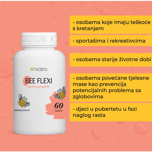 Hedera Bee Flexi, za agilnost i pokretljivost zglobova, 120 kapsula slika 2