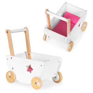 Eco Toys Drvena Kolica za lutke Star