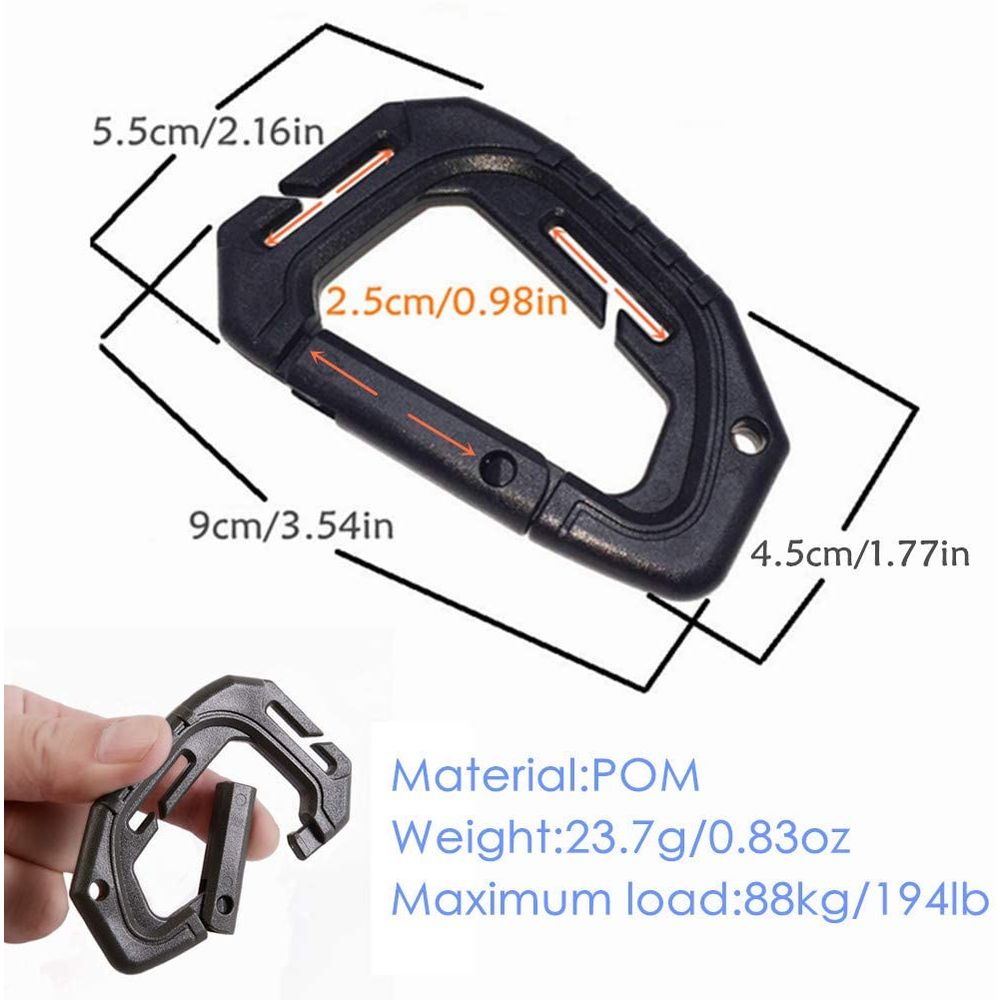 Evolite Karabiner Tactical Molle, Zeleni slika 7