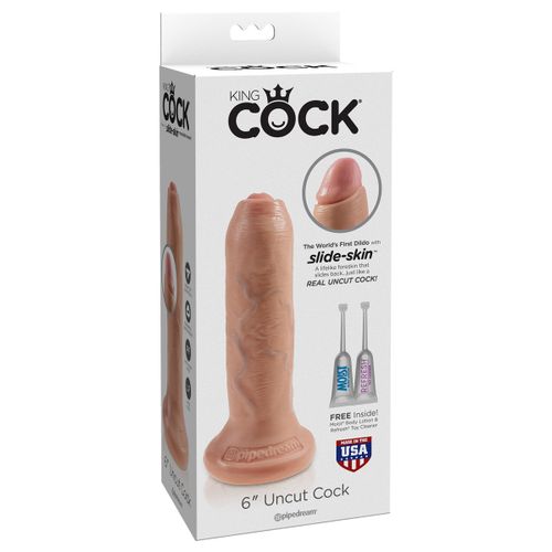 Dildo King Cock 16,5 cm Uncut slika 5