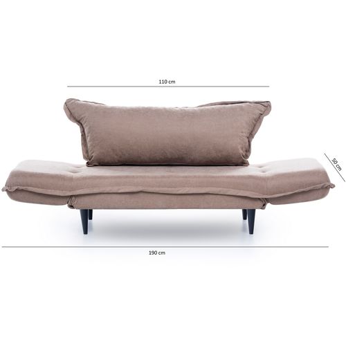Atelier Del Sofa Vino Daybed - Mink GR121\01 Mink 2-Seat Sofa-Bed slika 14