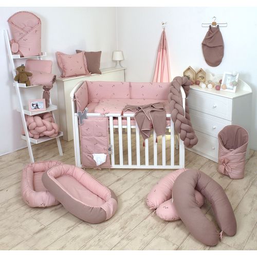 Amy posteljina set 2 elem. Pure Rose (za krevetić 120x60 cm) slika 5