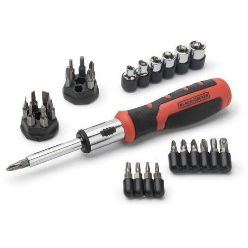 Black & Decker  Odvijač Sa Račnom + Set Nastavaka BDHT0-62130V slika 1