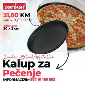 Zenker Kalup za pečenje 30x3 cm Black
