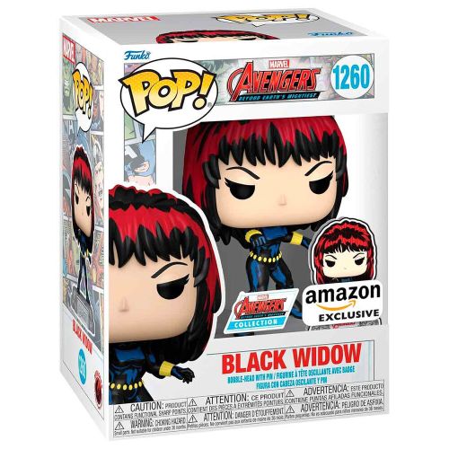 POP figure Marvel Avengers 60th Anniversary Comic Black Widow with Pin Exclusive slika 1