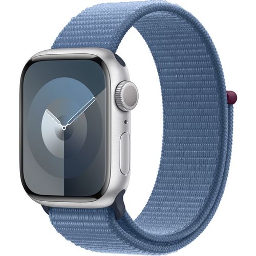 Apple Watch S9 GPS (MR923SE/A) 41mm Silver with Winter Blue Sport Loop pametni sat slika 1