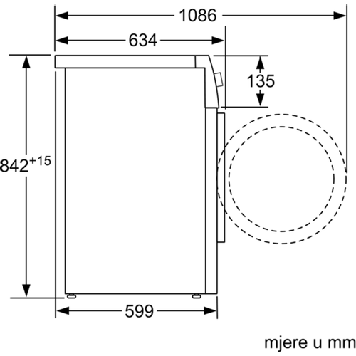 Bosch sušilica rublja WTX87EH0EU slika 5