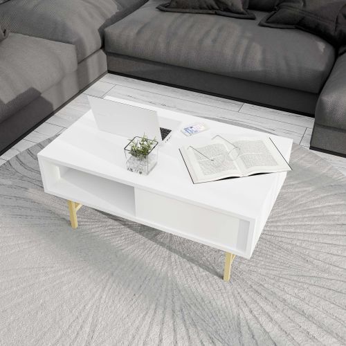 Style 4222 White Coffee Table slika 3