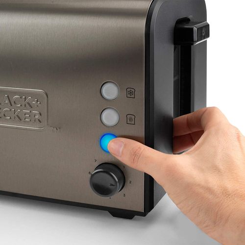 Black & Decker toaster iz nehrđavog čelika 900 w bxtoa900e slika 4
