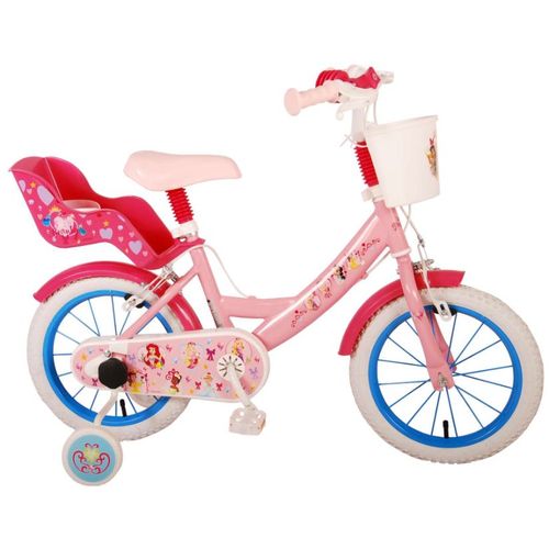 Dječji bicikl Disney Princess 14" s dvije ručne kočnice rozi slika 2