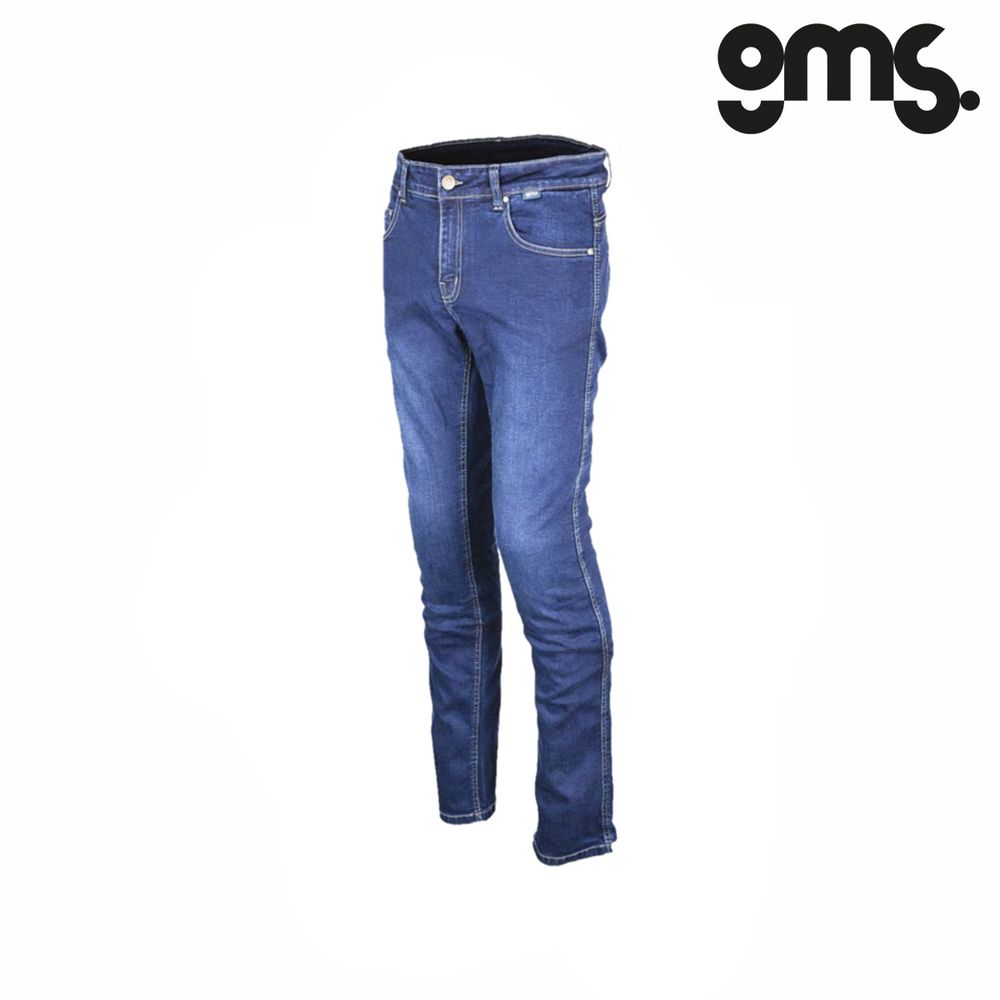 Pantalone - hlače - farmerke za motor GMS Cobra - Plave vel.32/32 slika 1