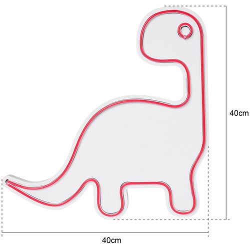 Wallity Ukrasna plastična LED rasvjeta, Dino the Dinosaur - Green slika 7