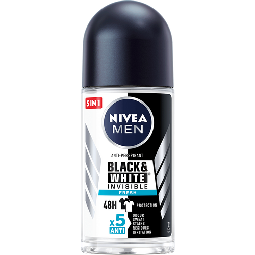 NIVEA Men Black&White Fresh dezodorans roll-on 50ml slika 1