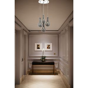 AV-1697-4KT Chrome Chandelier