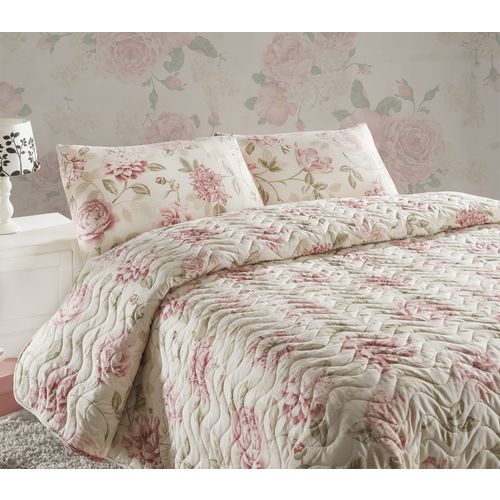 Care - Pink Pink
Ecru
Beige Double Quilted Bedspread Set slika 1