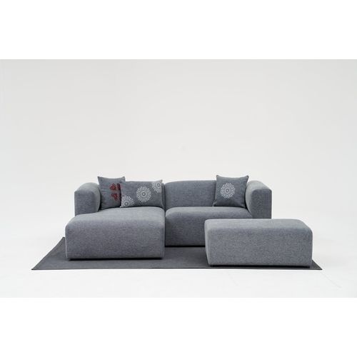 Ugaona Sofa Linden Mini Left - Siva slika 2