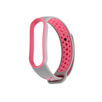 Narukvica za smart watch Xiaomi Mi Band M5/M6 siva pink