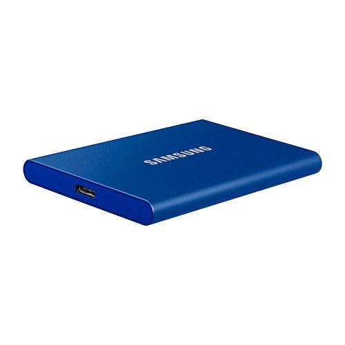 Samsung MU-PC1T0H/WW Portable SSD 1TB, T7, USB 3.2 Gen.2 (10Gbps), [Sequential Read/Write : Up to 1,050MB/sec /Up to 1,000 MB/sec], Blue slika 2