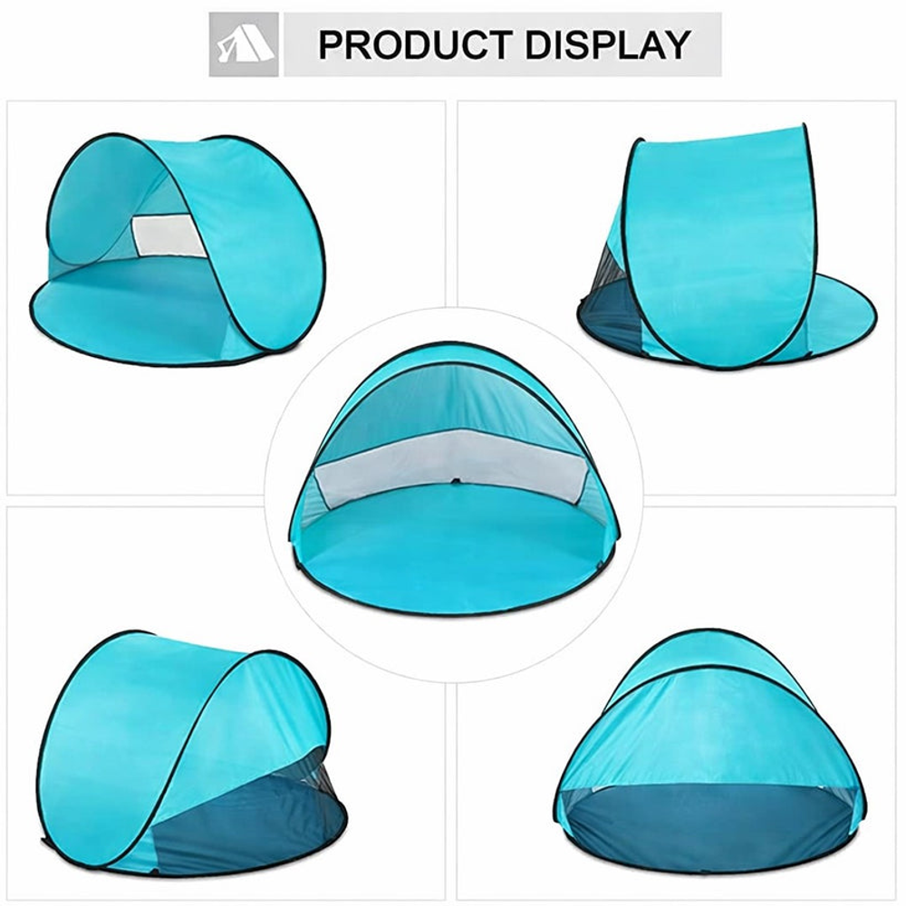 Kinder Home Dječiji sklopivi šator sa UV zaštitom 50+ SPF, 150×150×90cm slika 5