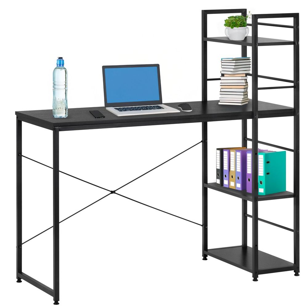 Radni stol 120 x 64 x 120 cm crni slika 5