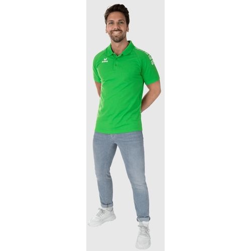 Majica Erima Polo Essential 5 C Green/White slika 5