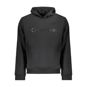 CALVIN KLEIN MEN'S BLACK ZIP-UP SWEATSHIRT