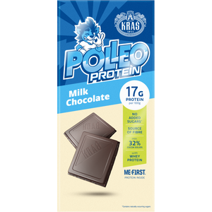Kraš & Polleo mliječna proteinska čokolada 80g