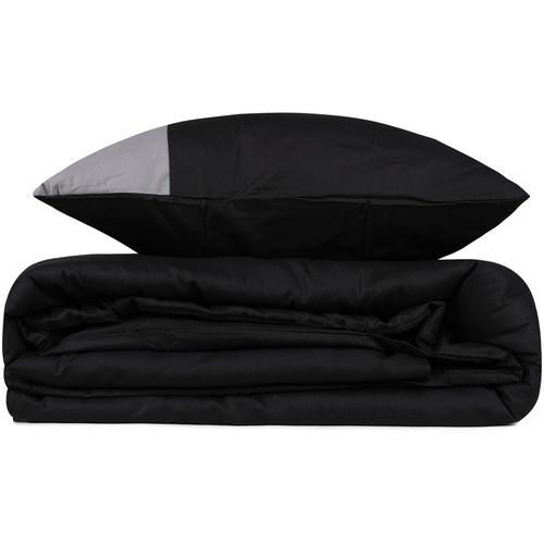 Plain - Black, Grey Black
Grey Ranforce Single Quilt Cover Set slika 3