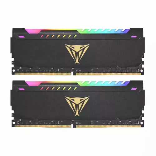 Memorija DDR4 16GB 2x8GB 3600MHZ Patriot Viper Steel RGB BLACK Dual Channel PVSR416G360C0K slika 1