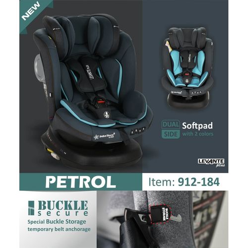 Bebe Stars autosjedalica Levante 360° 0-36kg ISOFIX - Petrol slika 3