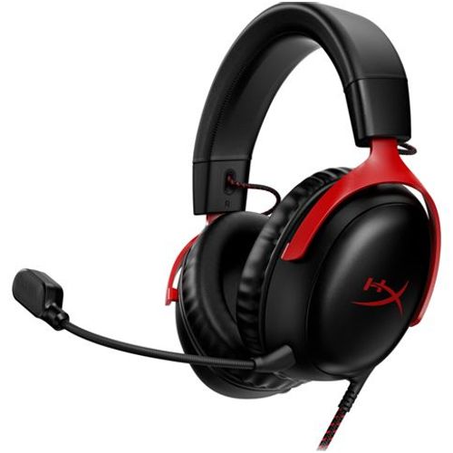 HP žičane slušalice HyperX Cloud III Black/Red Gaming, 727A9AA slika 1