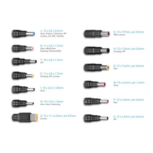 Avacom Univerzalni Punjač QuickTIP 90W s 13 Konektora slika 1