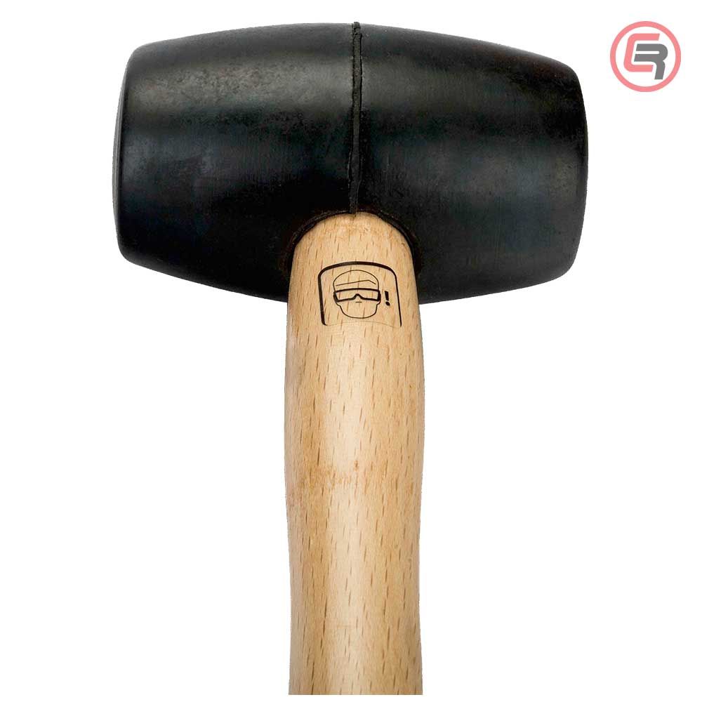 Bahco Čekić Gumeni Sa Drvenom Drškom fi 65 mm - 3625RM-65 slika 3