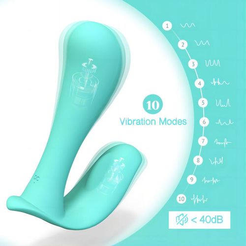 Tracy's Dog - Panty Vibrator with Remote Control - Turquoise slika 14