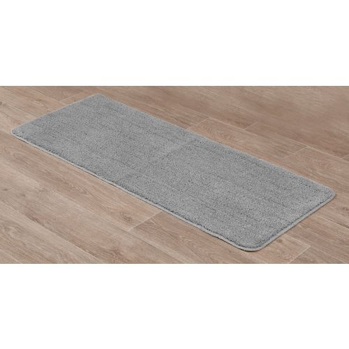 TENDANCE KUPAONSKI TEPIH 50X120 CM MIKROFIBRA I LATEX, SVJETLO SIVA slika 1