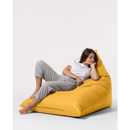 Atelier Del Sofa Vreća za sjedenje, Pyramid Big Bed Pouf - Yellow slika 2