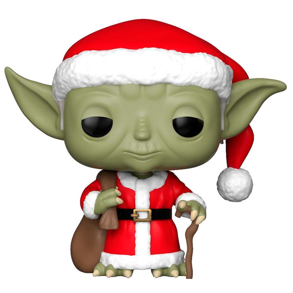 Funko POP figura Star Wars Holiday Santa Yoda slika 3