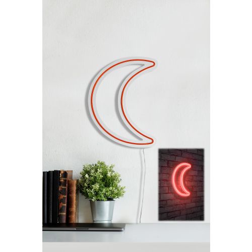 Wallity Ukrasna plastična LED rasvjeta, Crescent - Red slika 13